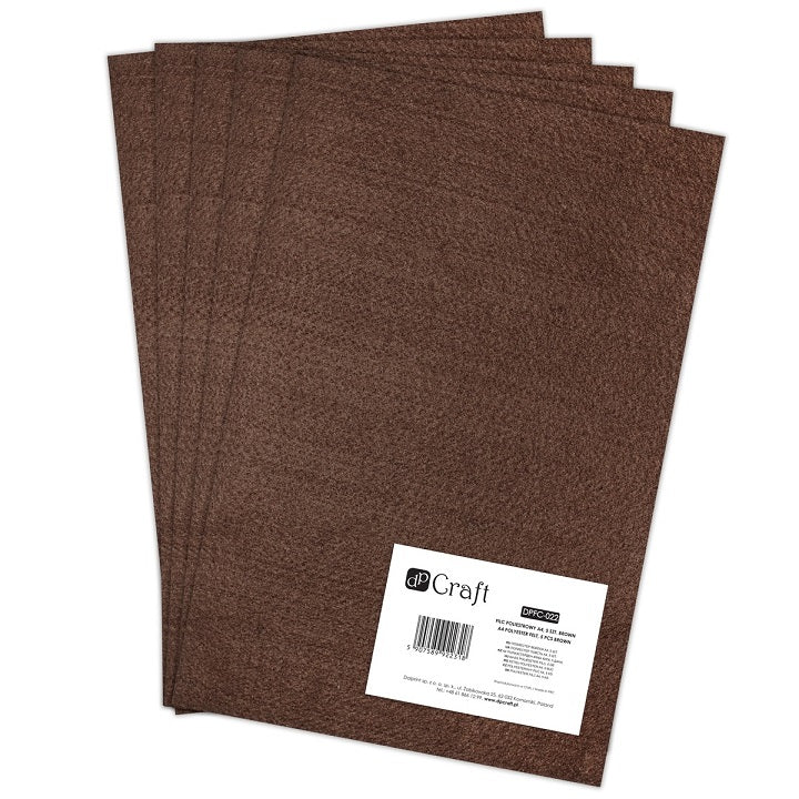 Dekorationsfilz 30 x 20 cm in verschiedenen Farben / 1 Stk. – Braun
