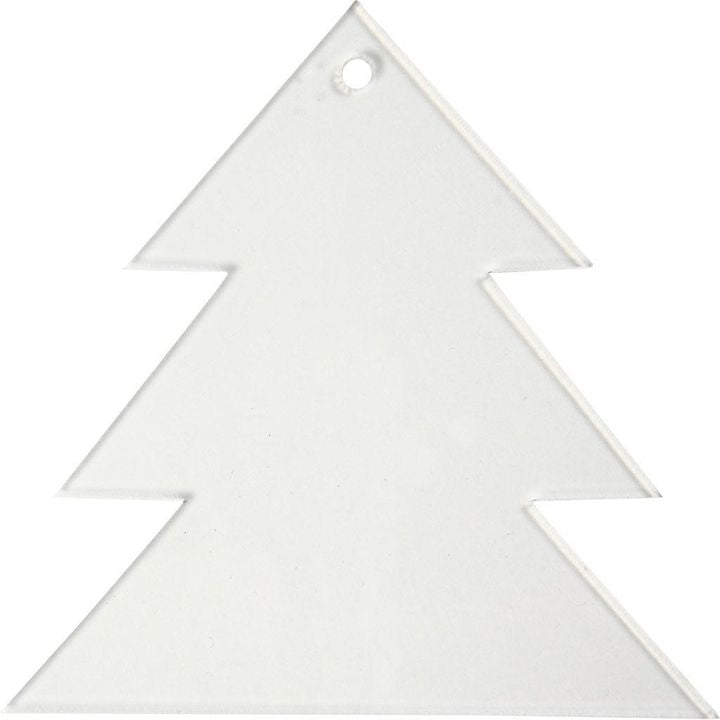 Dekorative Acryl-Tannenbäume 8 cm – 5er Set — Bild 2