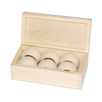 Dekorative Holzbox &amp; Serviettenring-Set — Bild 1