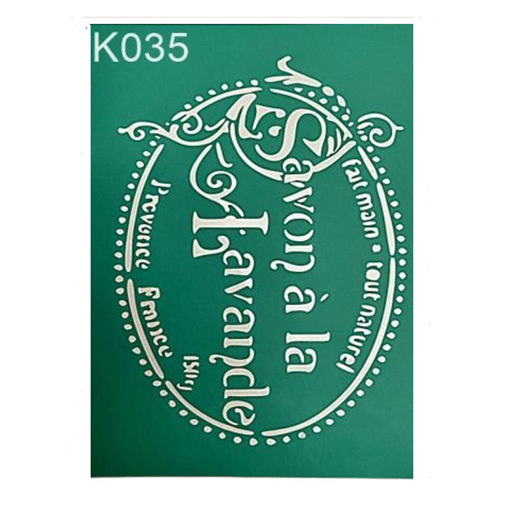 Dekorative Klebeschablone — Bild 2