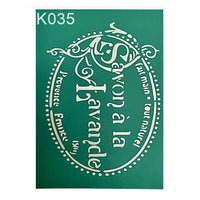 Dekorative Klebeschablone — Bild 1