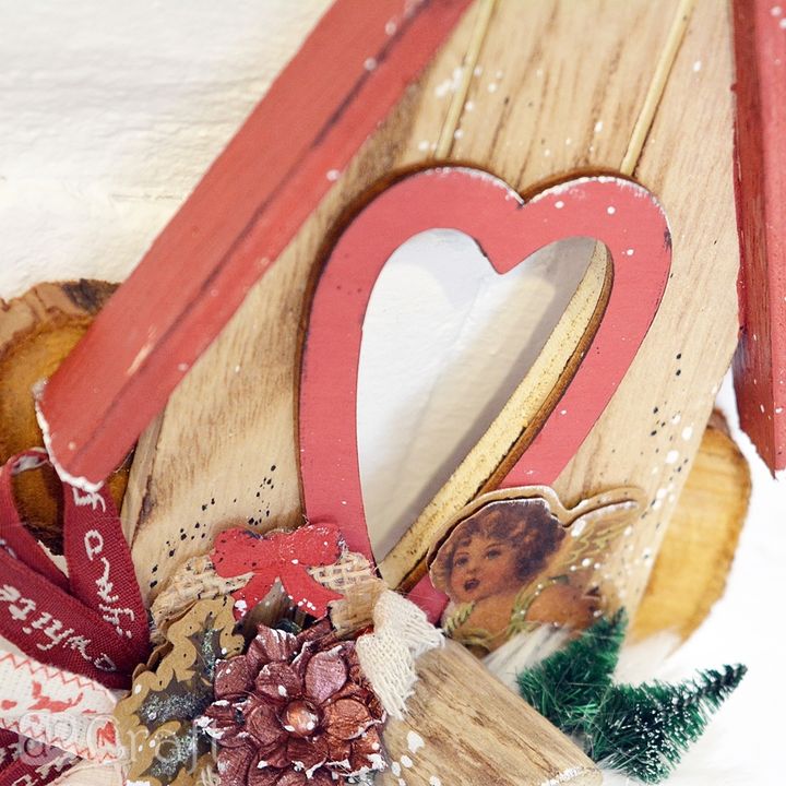Dekorative Mini-Weihnachtsbäume 6 Stück — Bild 7