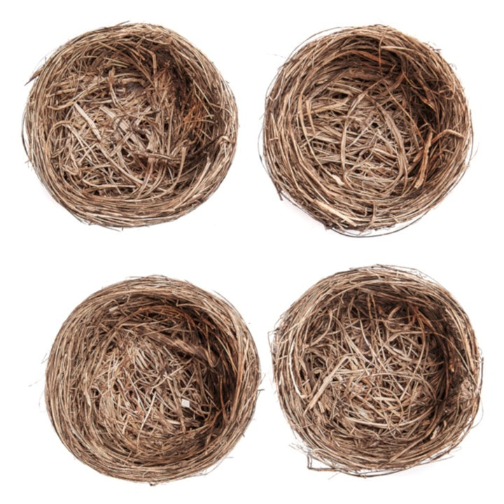 Dekorative Naturnester 9 cm / 4er Set — Bild 6