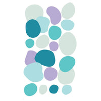 Dekorative PVC-Sticker | Aquarell-Formen, 31-tlg. — Bild 2