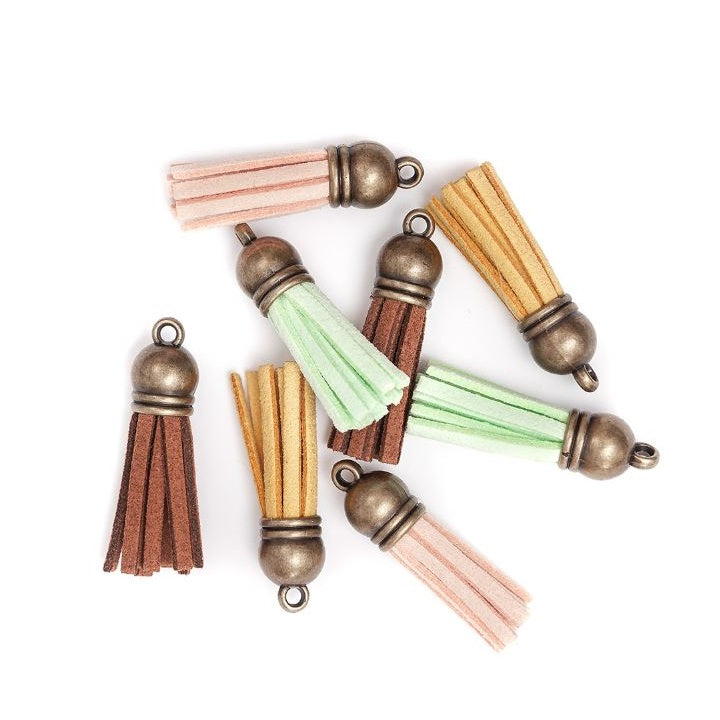Dekorative Quasten 8 Stk. - DP Craft – pastel