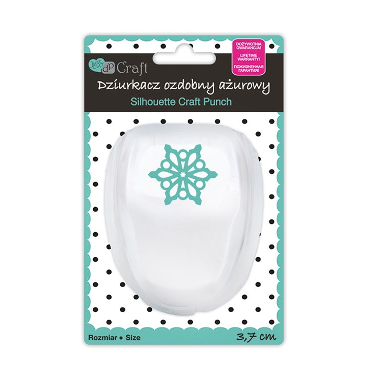 Dekorative Stanze 3,7 cm | Schneeflockenmotiv — Bild 9