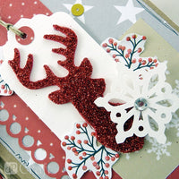 Dekorative Stanze 3,7 cm | Schneeflockenmotiv — Bild 8