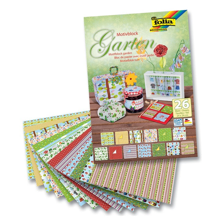 Dekoratives Papier mit Gartenthemen — Bild 2