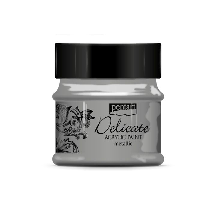 Delicate Metallic Acrylfarbe 50 ml | verschiedene Farben — Bild 3