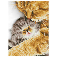 Diamond Painting Set - Zärtlicher Moment 30 x 41 cm — Bild 1