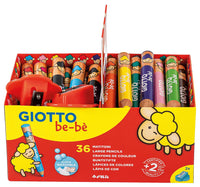 Dicke runde Buntstifte GIOTTO be-bè Schulpackung
