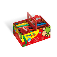 Dicke Wachsmalstifte GIOTTO be-bè – Schulbox 40 Stk. (10 Farben)