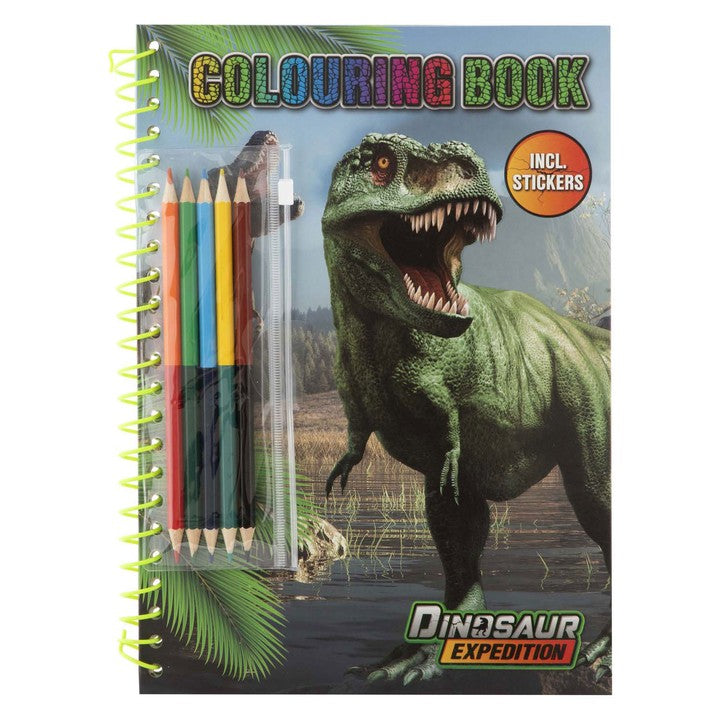 Dino-Malbuch A4 inkl. Aufkleber &amp; Stifte — Bild 3