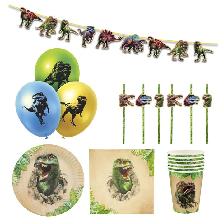 Dinosaurier Thematisches Kinder Party Set 43 Teile — Bild 5
