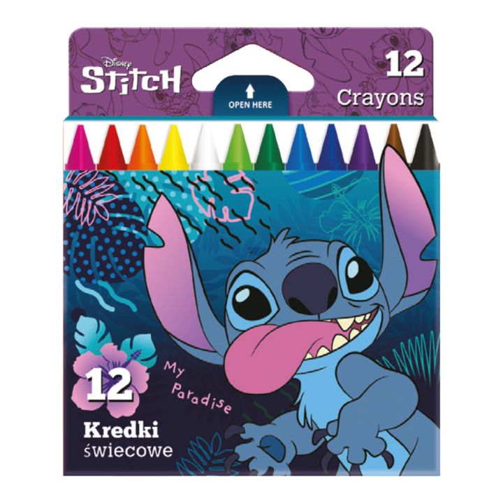 Disney Stitch Runde Wachsmalstifte, 12 Stück — Bild 1