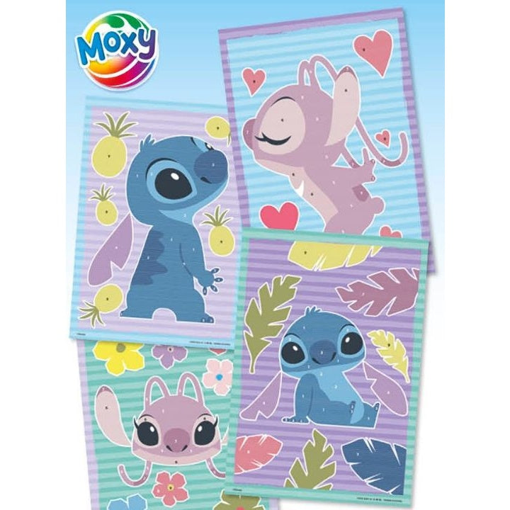 DISNEY Stitch Sand Painting Set - 4 Karten &amp; 12 Sandröhrchen — Bild 2