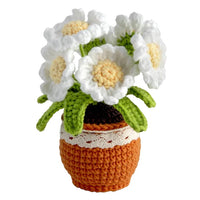 DIY Häkelset Blumentopf Gänseblümchen — Bild 7