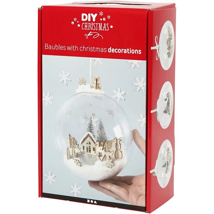 DIY Weihnachtskugel mit Dekoration — Bild 8