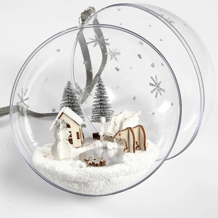 DIY Weihnachtskugel mit Dekoration — Bild 14