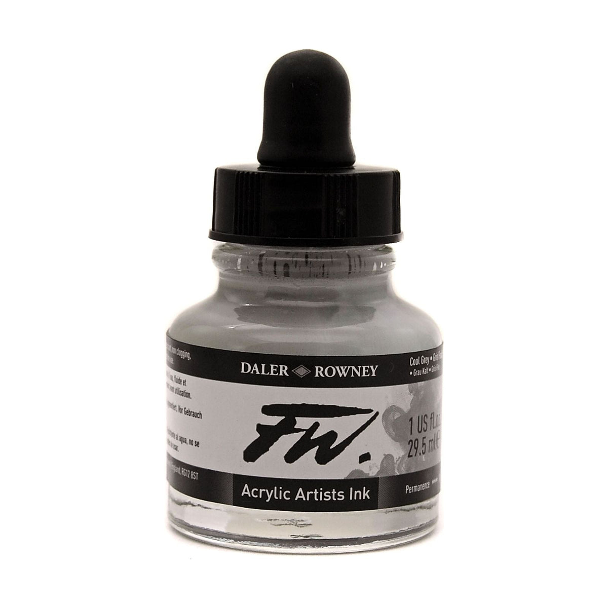 Daler-Rowney FW Künstler-Acryl-Tusche – Cool Grey