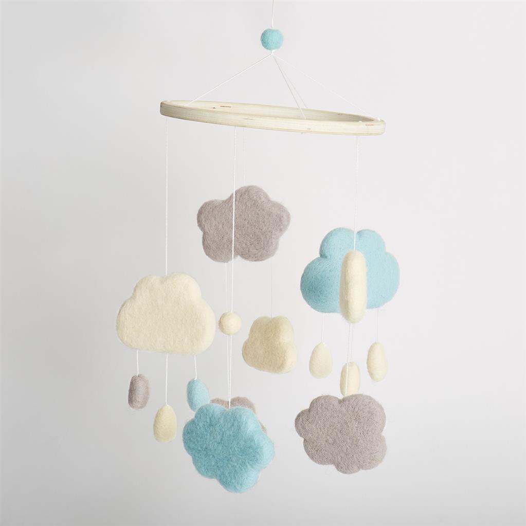 Docrafts Kreativset zum Filzen - blauer Traumfänger