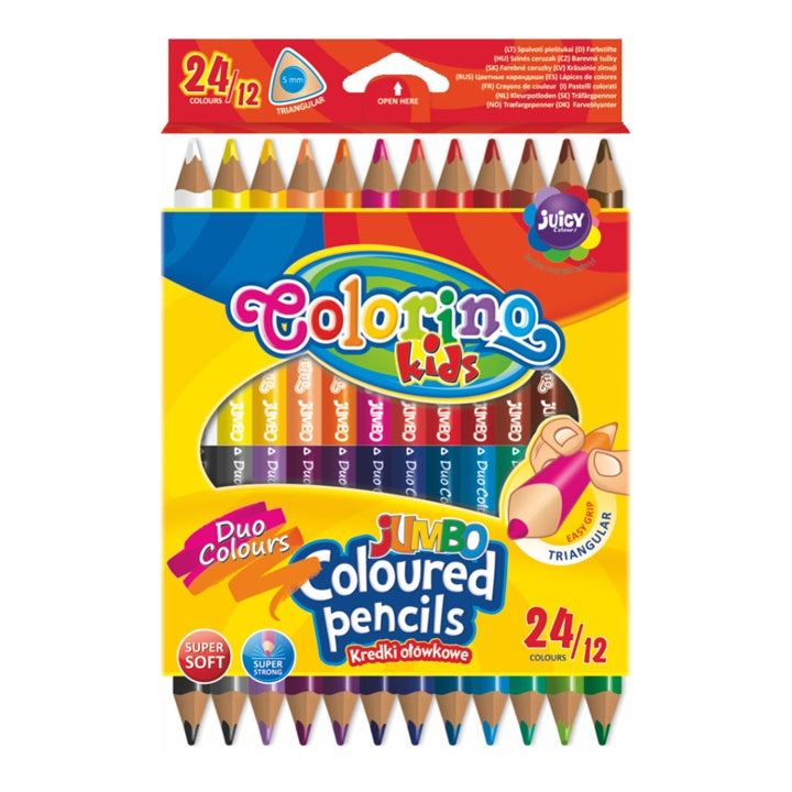Doppelseitige JUMBO Colorino-Kreiden 12 Stück — Bild 2