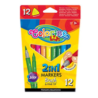 Doppelseitige Marker für Kinder Colorino 12 Stück — Bild 3