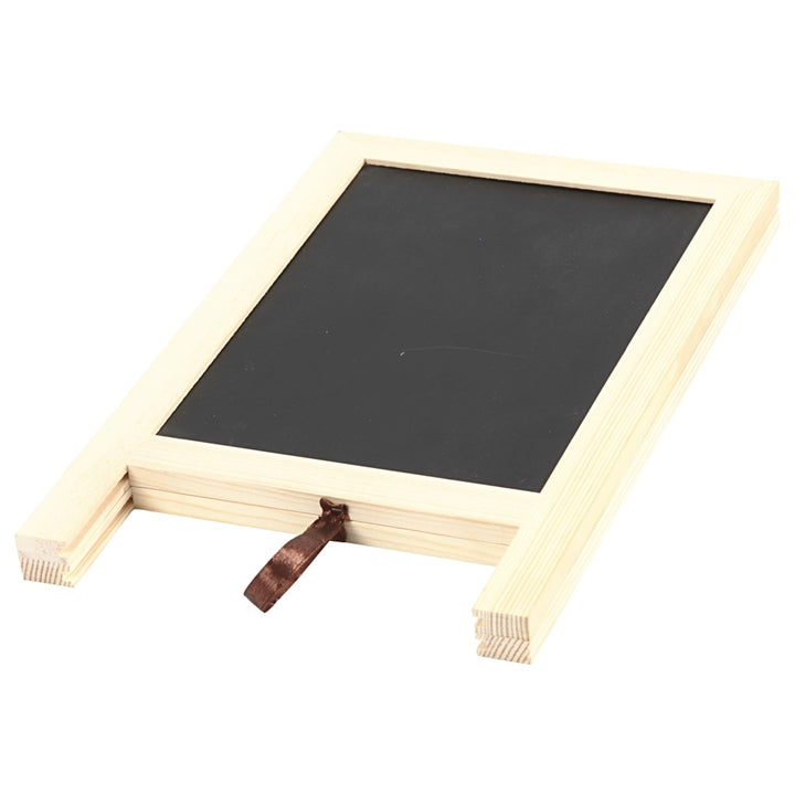 Doppelseitige schwarze Tafel auf Ständer — Bild 2
