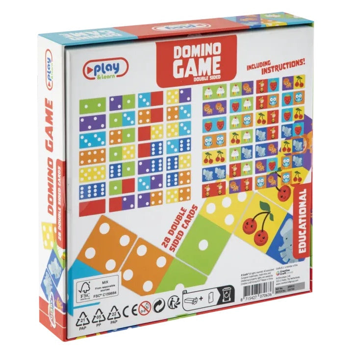 Doppelseitiges Domino-Spiel - 28 pädagogische Karten — Bild 4