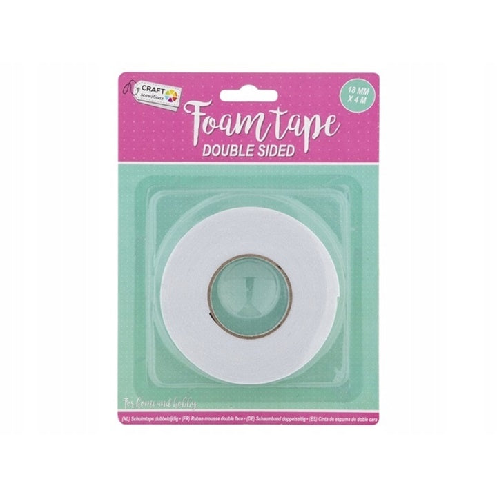 Doppelseitiges Schaumstoffband 18 mm x 4 m — Bild 1