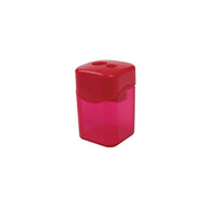Doppelter Metall-Bleistiftspitzer | verschiedene Farben — Bild 1