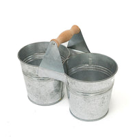 Doppelter Zink-Metall-Eimer — Bild 2