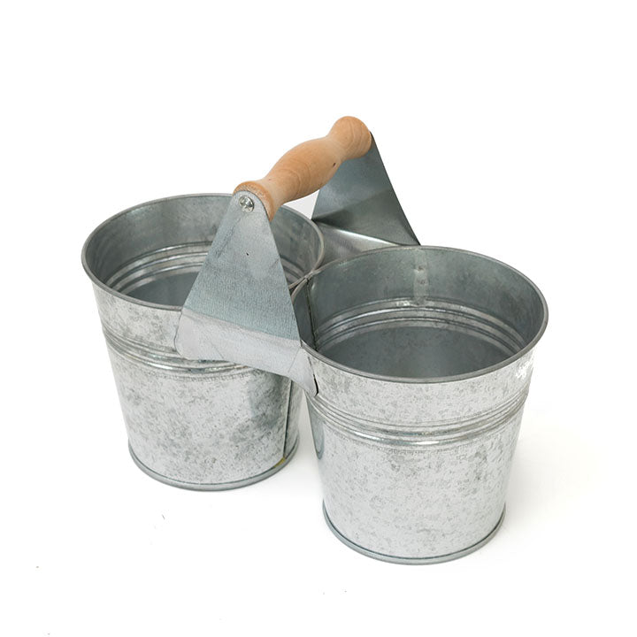 Doppelter Zink-Metall-Eimer — Bild 1