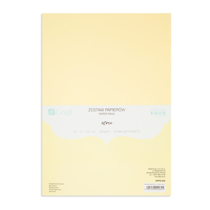 DP Craft Buntpapier-Set - 20 Blatt | verschiedene Farben — Bild 2