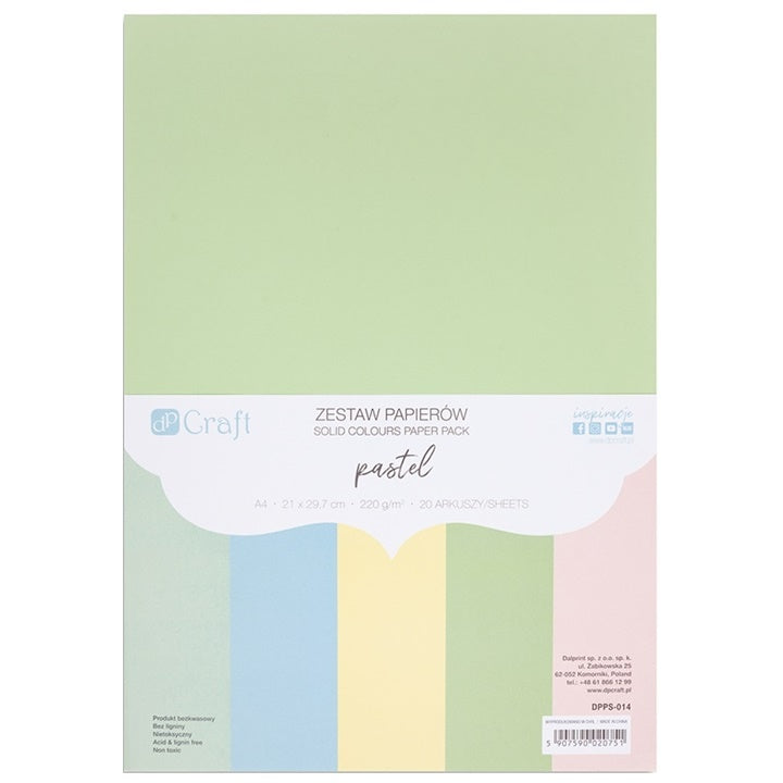 DP Craft Buntpapier-Set - 20 Blatt | verschiedene Farbtöne — Bild 7