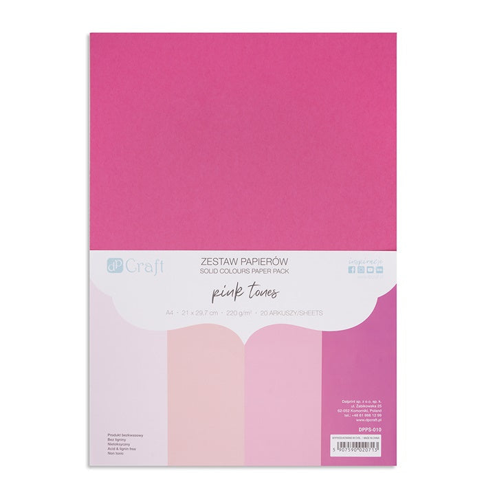 DP Craft Buntpapier-Set - 20 Blatt | verschiedene Farbtöne — Bild 4