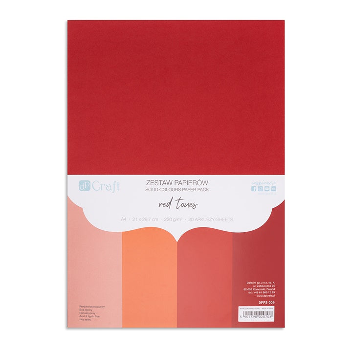 DP Craft Buntpapier-Set - 20 Blatt | verschiedene Farbtöne — Bild 3