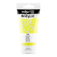 Acrylfarbe DARWI Acryl 75 ml – Neongelb