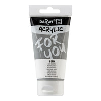 Acrylfarbe DARWI Acryl 75 ml – Neutralgrau
