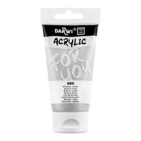 Acrylfarbe DARWI Acryl 75 ml – Metallic Silber