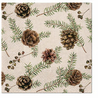 EKO Servietten für Decoupage Vintage Weihnachtswald - 1 Stk. — Bild 1