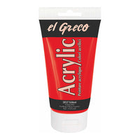 El Greco Acrylfarbe 150 ml – Echt Rot