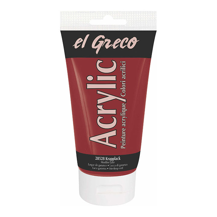 El Greco Acrylfarbe 150 ml – Madder Lake