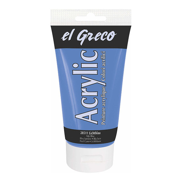 El Greco Acrylfarbe 150 ml – Pale Blau