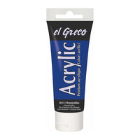 El Greco Acrylfarbe 75 ml | verschiedene Farben - Ultramarinblau