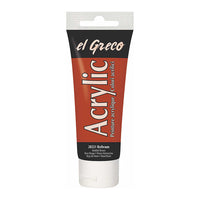 El Greco Acrylfarbe 75 ml | verschiedene Farben - Rötlichbraun