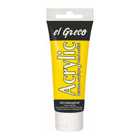 El Greco Acrylfarbe 75 ml | verschiedene Farben - Cadmiumgelb hell