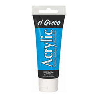 El Greco Acrylfarbe 75 ml | verschiedene Farben - Azurblau