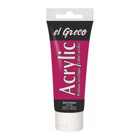 El Greco Acrylfarbe 75 ml | verschiedene Farben - Weinrot