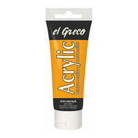 El Greco Acrylfarbe 75 ml | verschiedene Farben - Indischgelb
